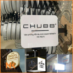 Biển hộp sáng đèn 5 cạnh 001