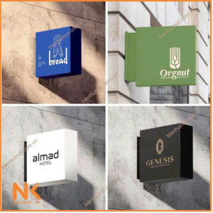 Biển hộp sáng đèn 5 cạnh 004