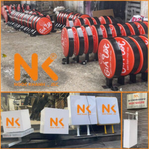 Biển hộp sáng đèn 5 cạnh 003